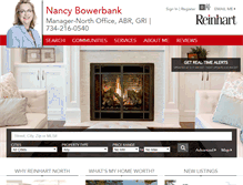 Tablet Screenshot of nancybowerbank.reinhartrealtors.com