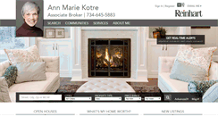Desktop Screenshot of annmariekotre.reinhartrealtors.com