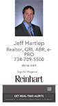 Mobile Screenshot of jeffhartlep.reinhartrealtors.com