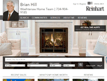 Tablet Screenshot of brianhill.reinhartrealtors.com