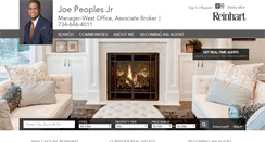 Desktop Screenshot of joepeoples.reinhartrealtors.com