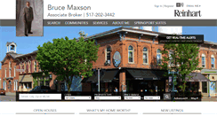 Desktop Screenshot of brucemaxson.reinhartrealtors.com