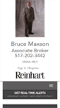 Mobile Screenshot of brucemaxson.reinhartrealtors.com