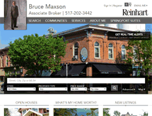 Tablet Screenshot of brucemaxson.reinhartrealtors.com