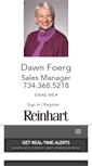 Mobile Screenshot of dawnfoerg.reinhartrealtors.com