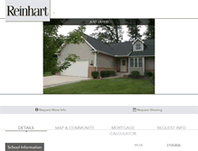 Tablet Screenshot of 341woodhavenplace.reinhartrealtors.com