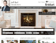 Tablet Screenshot of jeffbell.reinhartrealtors.com