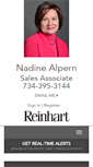 Mobile Screenshot of nadinealpern.reinhartrealtors.com