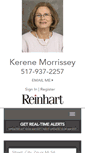 Mobile Screenshot of kerenemorrissey.reinhartrealtors.com